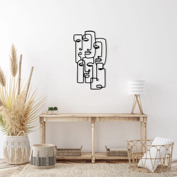 Picasso Abstract Faces Line Art – Modern Wall Decor