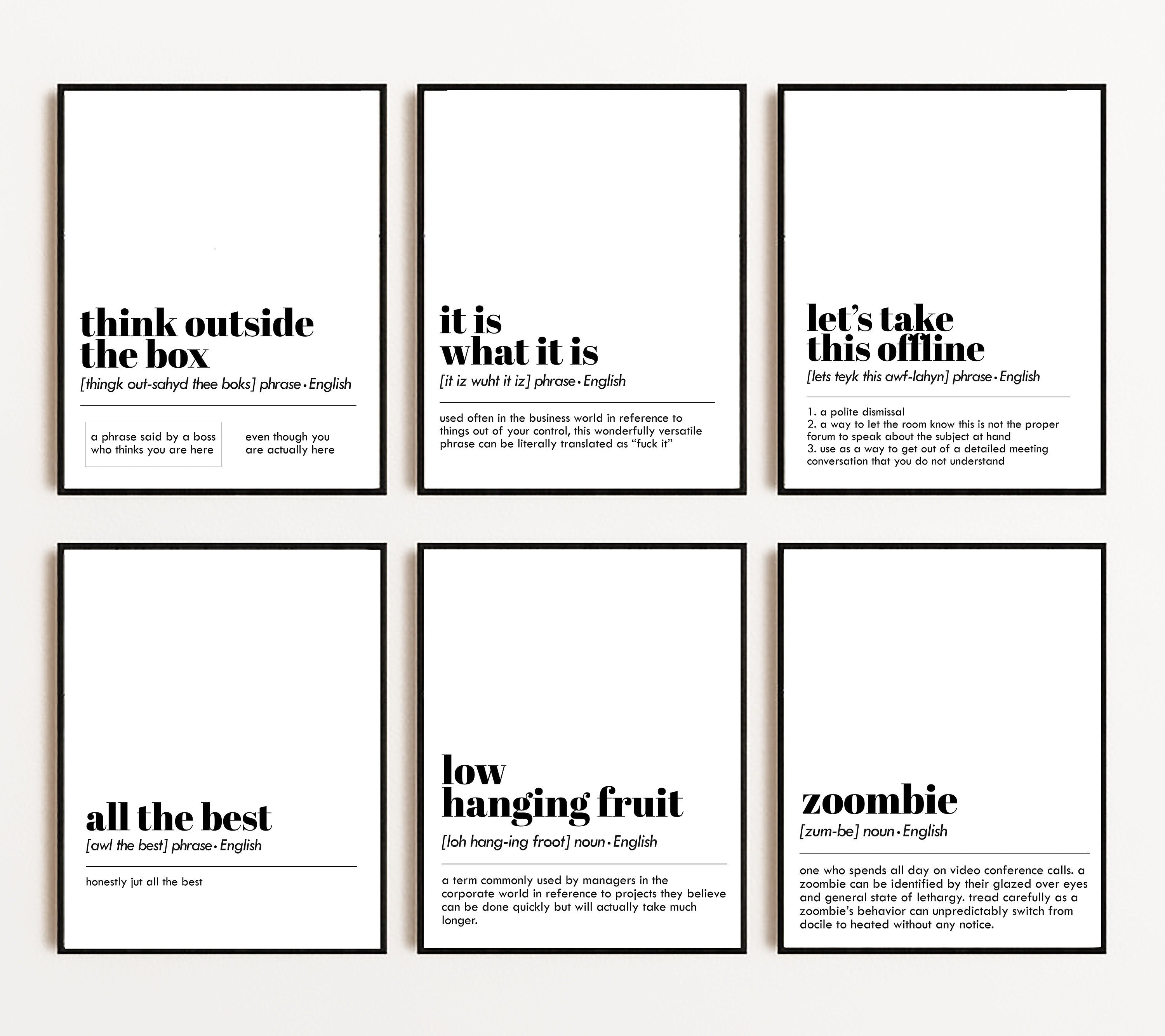 Office Wall Art Set | startups | Office